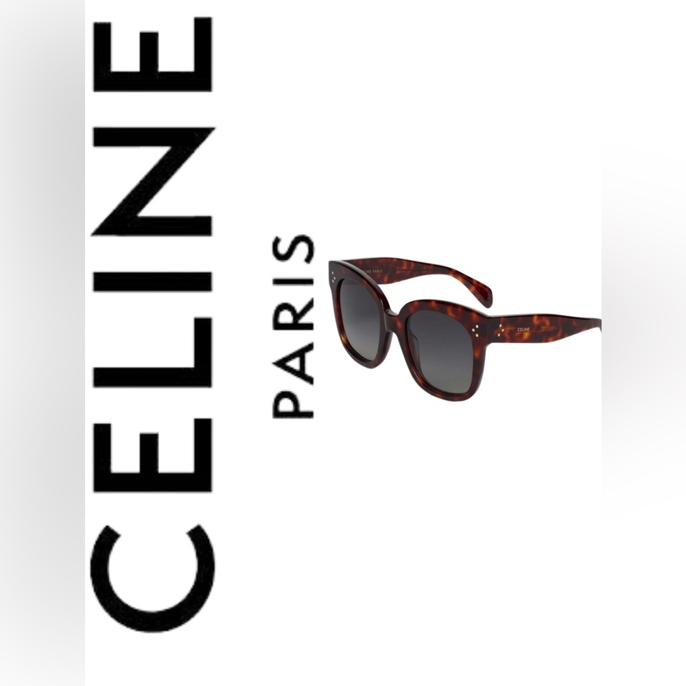 Celine Sunglasses Havana with a Navy Tint Authentic Guaranteed